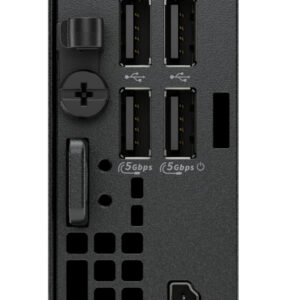 DELL Pro QCM1250 Intel® Core™ i3 i3-14100T 8 GB DDR5-SDRAM 512 GB SSD Windows 11 Pro Micro PC Mini PC Nero
