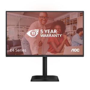 AOC 27E4CV Monitor PC 68,6 cm (27") 1920 x 1080 Pixel Full HD LED Nero immagine principale AOC 27E4CV Monitor PC 68,6 cm (27") 1920 x 1080 Pixel Full HD LED Nero