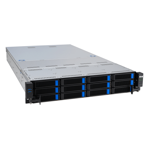 ASUS RS520A-E12-RS12U Socket SP5 Armadio (2U) Nero, Acciaio immagine gallery 3 ASUS RS520A-E12-RS12U Socket SP5 Armadio (2U) Nero, Acciaio