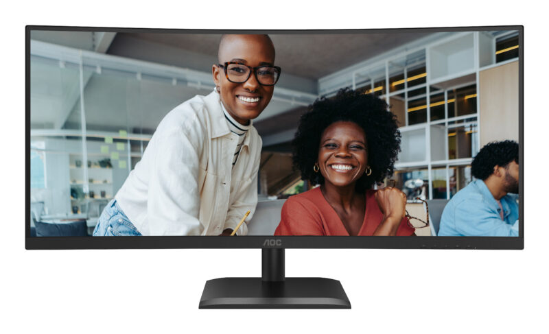AOC E4 CU34E4CV Monitor PC 86,4 cm (34") 3440 x 1440 Pixel UltraWide Quad HD LCD Nero