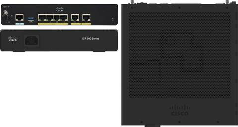 Cisco C921-4P router cablato Gigabit Ethernet Nero