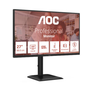 AOC E4 Q27E4CV Monitor PC 68,6 cm (27") 2560 x 1440 Pixel Quad HD LED Nero