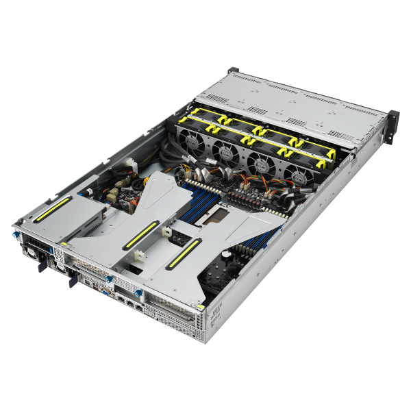 ASUS RS520A-E12-RS12U Socket SP5 Armadio (2U) Nero, Acciaio immagine gallery 5 ASUS RS520A-E12-RS12U Socket SP5 Armadio (2U) Nero, Acciaio