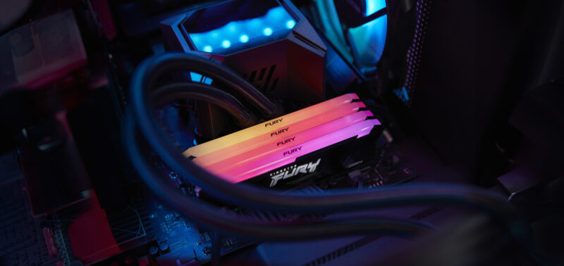 Kingston Technology FURY Beast 16GB 3200MT/s DDR4 CL16 DIMM 1Gx8 RGB