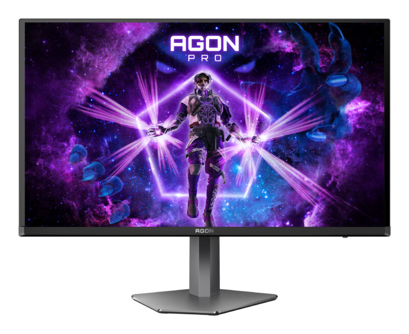 AOC AGON PRO AG276QKD2 Monitor PC 67,3 cm (26.5") 2560 x 1440 Pixel Quad HD QD-OLED Nero, Grigio