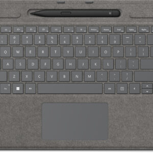 Microsoft 8X8-00173 tastiera per dispositivo mobile Microsoft Cover port Platino
