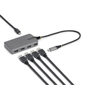 StarTech.com 5G4AC-USB-C-HUB hub di interfaccia USB 3.2 Gen 1 (3.1 Gen 1) Type-C 5000 Mbit/s Grigio immagine principale StarTech.com 5G4AC-USB-C-HUB hub di interfaccia USB 3.2 Gen 1 (3.1 Gen 1) Type-C 5000 Mbit/s Grigio
