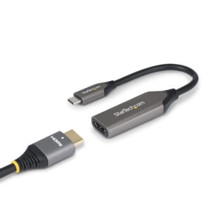 StarTech.com Adattatore USB-C a HDMI, 8K 60Hz / 4K 120Hz, Convertitore Video da USB4 a HDMI 2.1 con Cavo Integrato da 20 cm, Dongle USB Type-C a HDMI HDR10+ immagine principale StarTech.com Adattatore USB-C a HDMI, 8K 60Hz / 4K 120Hz, Convertitore Video da USB4 a HDMI 2.1 con Cavo Integrato da 20 cm, Dongle USB Type-C a HDMI HDR10+