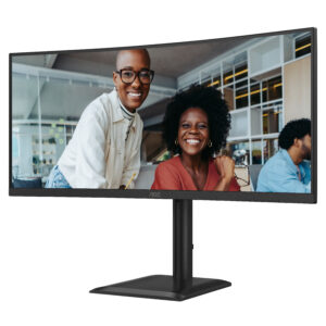 AOC E4 CU34E4CV Monitor PC 86,4 cm (34") 3440 x 1440 Pixel UltraWide Quad HD LCD Nero