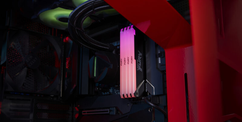 Kingston Technology FURY Beast 16GB 3200MT/s DDR4 CL16 DIMM 1Gx8 RGB