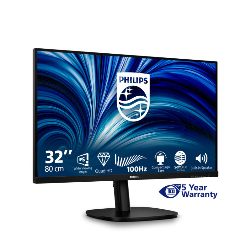 Philips 3000 series 32B2N3500/00 Monitor PC 80 cm (31.5") 2560 x 1440 Pixel Quad HD LCD Nero immagine gallery 3 Philips 3000 series 32B2N3500/00 Monitor PC 80 cm (31.5") 2560 x 1440 Pixel Quad HD LCD Nero