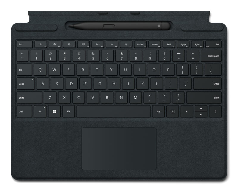 Microsoft 8X8-00150 tastiera per dispositivo mobile Microsoft Cover port Nero