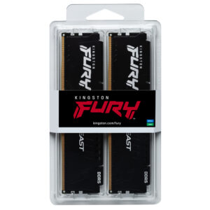Kingston Technology FURY Beast 32GB 6000MT/s DDR5 CL30 DIMM (Kit of 2) Black EXPO
