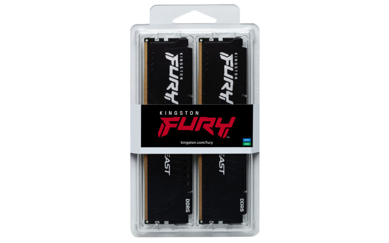 Kingston Technology FURY Beast 32GB 6000MT/s DDR5 CL30 DIMM (Kit of 2) Black EXPO