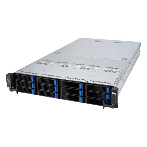 ASUS RS520A-E12-RS12U Socket SP5 Armadio (2U) Nero, Acciaio immagine principale ASUS RS520A-E12-RS12U Socket SP5 Armadio (2U) Nero, Acciaio