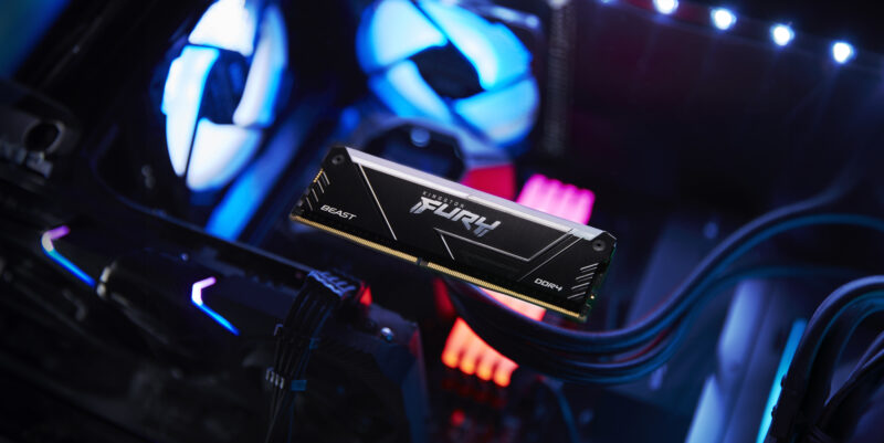 Kingston Technology FURY Beast 16GB 3200MT/s DDR4 CL16 DIMM 1Gx8 RGB