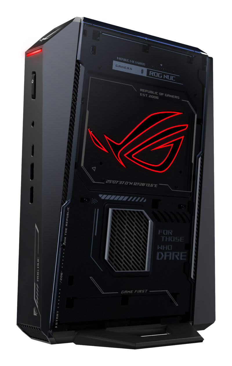 ASUS ROG NUC RNUC15JNK7X569A2 Intel Core Ultra 7 255HX 16 GB DDR5-SDRAM 1 TB SSD NVIDIA GeForce RTX 5060 Windows 11 Home Mini PC Nero