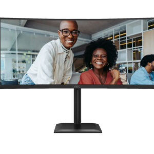 AOC E4 CU34E4CV Monitor PC 86,4 cm (34") 3440 x 1440 Pixel UltraWide Quad HD LCD Nero