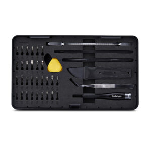StarTech.com Set di cacciaviti di precisione, kit di riparazione computer da 40 pezzi per laptop/PC/elettronica/telefoni, set cacciaviti con 30 punte, coperchio rimovibile con base magnetica immagine gallery 3 StarTech.com Set di cacciaviti di precisione, kit di riparazione computer da 40 pezzi per laptop/PC/elettronica/telefoni, set cacciaviti con 30 punte, coperchio rimovibile con base magnetica