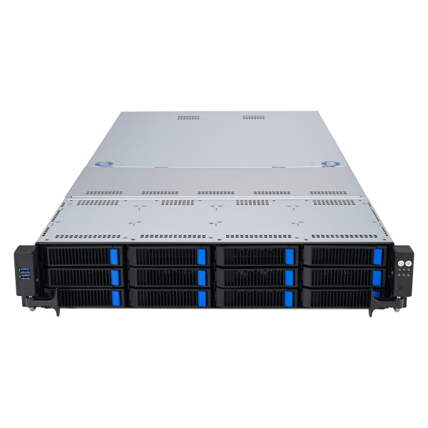 ASUS RS520A-E12-RS12U Socket SP5 Armadio (2U) Nero, Acciaio immagine gallery 2 ASUS RS520A-E12-RS12U Socket SP5 Armadio (2U) Nero, Acciaio