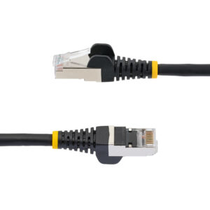 StarTech.com Cavo Ethernet CAT 6a - 10m - Nero - Cavo di rete LAN Low Smoke Zero Halogen (LSZH) - 10GbE 500MHz 100W PoE++ - Filo/Cavo patch schermato S/FTP con spinotto RJ45 antigroviglio e rilievi di trazione immagine gallery 3 StarTech.com Cavo Ethernet CAT 6a - 7,5m - Nero - Cavo di rete LAN Low Smoke Zero Halogen (LSZH) - 10GbE 500MHz 100W PoE++ - Filo/Cavo patch schermato S/FTP con spinotto RJ45 antigroviglio e rilievi di trazione