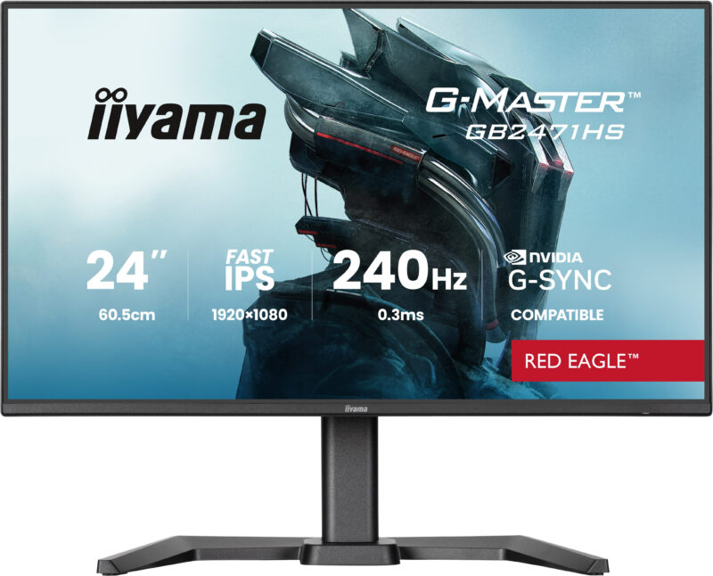 iiyama GB2471HS-B1 Monitor PC 60,5 cm (23.8") 1920 x 1080 Pixel Nero