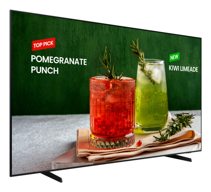 Samsung BE98D-H Pannello piatto per segnaletica digitale 2,49 m (98") LED Wi-Fi 4K Ultra HD Nero Processore integrato Tizen 16/7