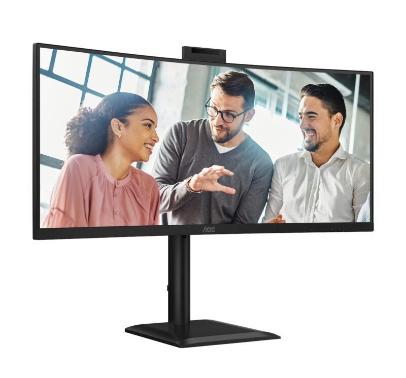 AOC E4 CU34E4CW Monitor PC 86,4 cm (34") 3440 x 1440 Pixel UltraWide Quad HD LED Nero immagine gallery 8 AOC E4 CU34E4CW Monitor PC 86,4 cm (34") 3440 x 1440 Pixel UltraWide Quad HD LED Nero