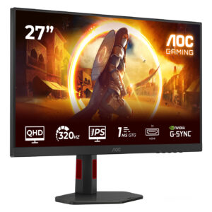 AOC G4 Q27G4SRU Monitor PC 68,6 cm (27") 2560 x 1440 Pixel Quad HD LED Nero immagine gallery 2 AOC G4 Q27G4SRU Monitor PC 68,6 cm (27") 2560 x 1440 Pixel Quad HD LED Nero