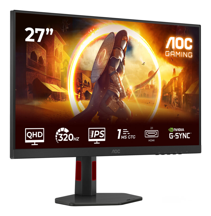 AOC G4 Q27G4SRU Monitor PC 68,6 cm (27") 2560 x 1440 Pixel Quad HD LED Nero immagine gallery 2 AOC G4 Q27G4SRU Monitor PC 68,6 cm (27") 2560 x 1440 Pixel Quad HD LED Nero