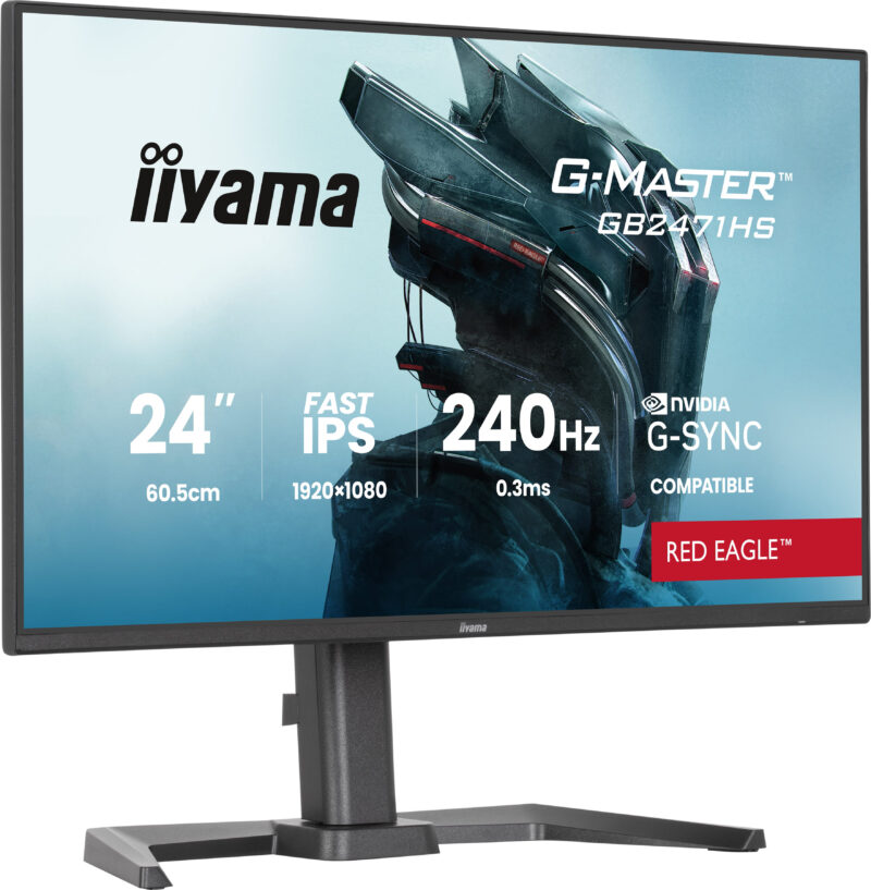 iiyama GB2471HS-B1 Monitor PC 60,5 cm (23.8") 1920 x 1080 Pixel Nero