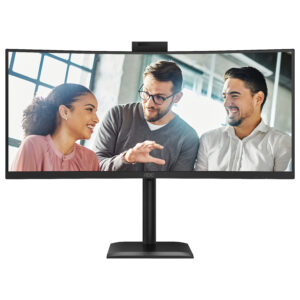 AOC E4 CU34E4CW Monitor PC 86,4 cm (34") 3440 x 1440 Pixel UltraWide Quad HD LED Nero immagine gallery 6 AOC E4 CU34E4CW Monitor PC 86,4 cm (34") 3440 x 1440 Pixel UltraWide Quad HD LED Nero