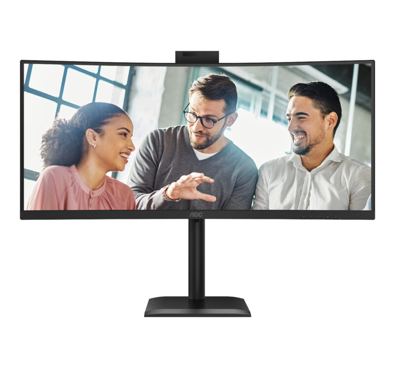 AOC E4 CU34E4CW Monitor PC 86,4 cm (34") 3440 x 1440 Pixel UltraWide Quad HD LED Nero immagine gallery 6 AOC E4 CU34E4CW Monitor PC 86,4 cm (34") 3440 x 1440 Pixel UltraWide Quad HD LED Nero
