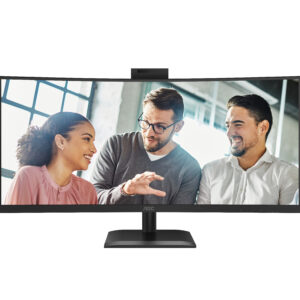 AOC E4 CU34E4CW Monitor PC 86,4 cm (34") 3440 x 1440 Pixel UltraWide Quad HD LED Nero immagine gallery 7 AOC E4 CU34E4CW Monitor PC 86,4 cm (34") 3440 x 1440 Pixel UltraWide Quad HD LED Nero