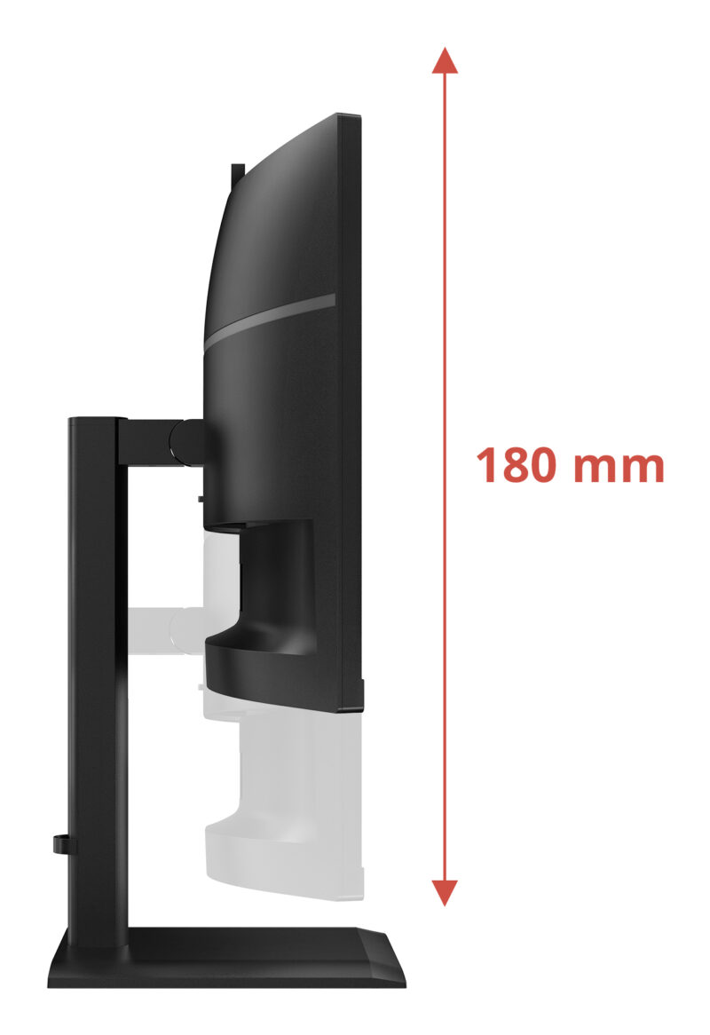 AOC E4 CU34E4CW Monitor PC 86,4 cm (34") 3440 x 1440 Pixel UltraWide Quad HD LED Nero immagine gallery 4 AOC E4 CU34E4CW Monitor PC 86,4 cm (34") 3440 x 1440 Pixel UltraWide Quad HD LED Nero