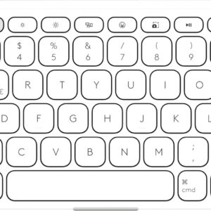 Logitech 920-013013 tastiera per dispositivo mobile QWERTY Italiano Bluetooth Bianco