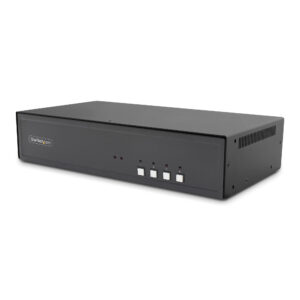 StarTech.com Switch KVM Sicuro a 4 porte per doppio monitor, DisplayPort, 4K 30 Hz, KVM desktop NIAP 4.0, Alloggiamento in metallo, Made in USA immagine principale StarTech.com Switch KVM Sicuro a 4 Porte Dual-Monitor, DVI, KVM Secure Desktop NIAP 4.0, Alloggiamento in Metallo, Porta CAC, Made in USA
