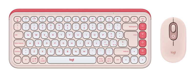 Logitech 920-013117 tastiera Mouse incluso Universale Bluetooth QWERTY Italiano Rosa immagine principale Logitech 920-013117 tastiera Mouse incluso Universale Bluetooth QWERTY Italiano Rosa