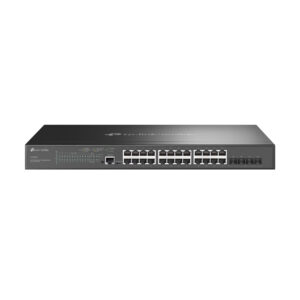 TP-Link Omada SG3428MP switch di rete Gestito L2+ Gigabit Ethernet (10/100/1000) Supporto Power over Ethernet (PoE) 1U Nero immagine principale TP-Link Omada SG3428MP switch di rete Gestito L2+ Gigabit Ethernet (10/100/1000) Supporto Power over Ethernet (PoE) 1U Nero