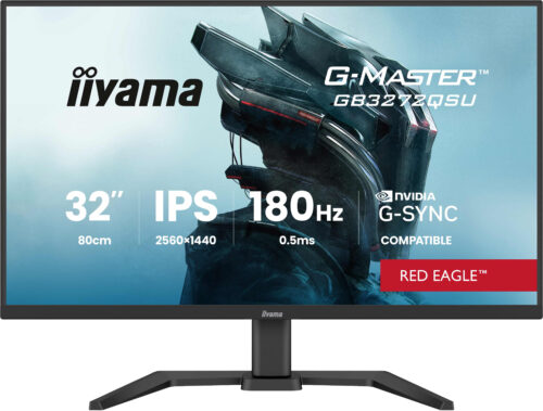 iiyama G-MASTER GB3272QSU-B1 Monitor PC 80 cm (31.5") 2560 x 1440 Pixel Quad HD Nero