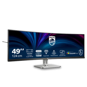 Philips 5000 series 49B2U5900C/00 Monitor PC 124 cm (48.8") 5120 x 1440 Pixel Dual QHD LCD Nero