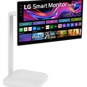 LG Swing 32U889SA Schermo Personale 32" 4K Touch, base con rotelle, webOS