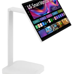 LG Swing 32U889SA Schermo Personale 32" 4K Touch, base con rotelle, webOS