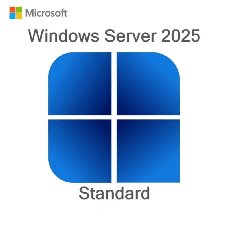 Microsoft Windows Server 2025 Standart Microsoft Volume Licensing (MVL) 1 licenza/e