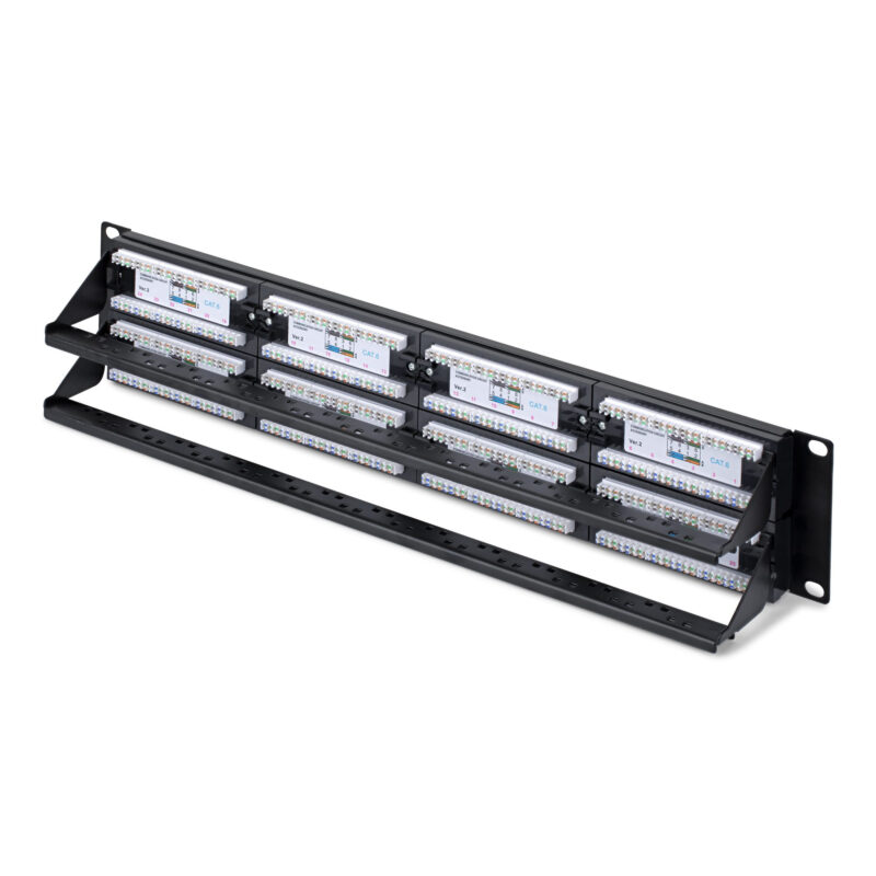 StarTech.com Pannello Patch Cat6 da 48 porte 2U montabile su rack, RJ45, UTP, 110 Punch-Down, Patch Panel/ Pannelllo di rete Ethernet Cat 6 per rack server immagine gallery 2 StarTech.com Pannello Patch Cat6 da 48 porte 2U montabile su rack, RJ45, UTP, 110 Punch-Down, Patch Panel/ Pannelllo di rete Ethernet Cat 6 per rack server