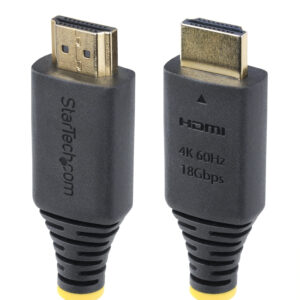 StarTech.com Cavo HDMI ad Alta Velocità Certificato Premium 2,4 m, 4K 60Hz / 1440p 144Hz, HDR10 / HDCP 2.2 / ARC, 18Gbps, UHD HDMI 2.0 per TV / Monitor / Display, Guaina TPE immagine principale 50cm Blue Slim CAT6 Cable 10 Pack