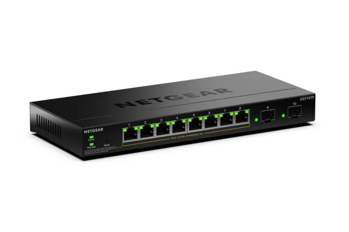 NETGEAR GS310TPv2 Gestito L2/L3 Gigabit Ethernet (10/100/1000) Supporto Power over Ethernet (PoE) Desktop Nero