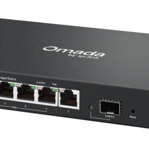 TP-Link ES206XPP-M2 switch di rete Gestito L2 2.5G Ethernet (100/1000/2500) Supporto Power over Ethernet (PoE) Montaggio da desktop/parete Nero
