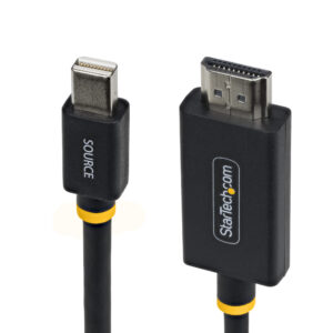 StarTech.com 1M-MDP-HDMI2-4K60 cavo e adattatore video Mini DisplayPort HDMI tipo A (Standard) Nero immagine principale StarTech.com 1M-MDP-HDMI2-4K60 cavo e adattatore video Mini DisplayPort HDMI tipo A (Standard) Nero