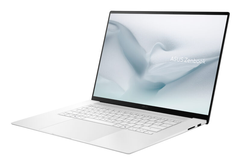 ASUS Zenbook S16 UM5606GA-SS246W Copilot+ PC AMD Ryzen AI 9 465 Computer portatile 40,6 cm (16") 3K 32 GB LPDDR5x-SDRAM 1 TB SSD Wi-Fi 7 (802.11be) Windows 11 Home Bianco
